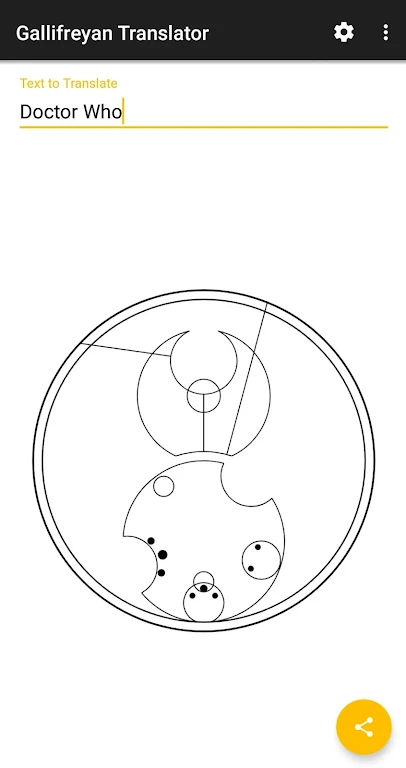 Gallifreyan Translator ekran görüntüsü 1