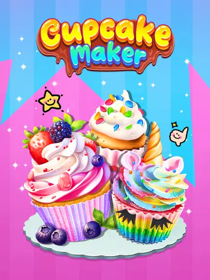 Cupcake Maker: Unicorn Cupcake captura de pantalla 1