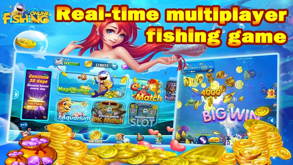 Fishing Online: Classic fish machine, free game屏幕截圖2