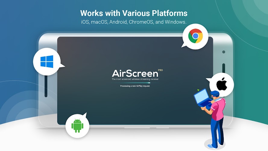 AirScreen - AirPlay & Cast Capture d’écran3