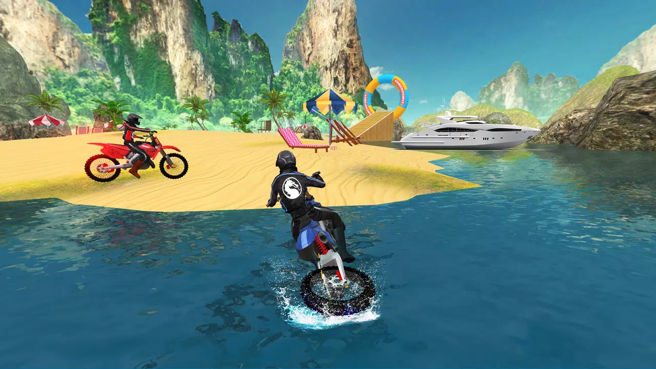 Bike Racing : Water Bike Games Capture d’écran4