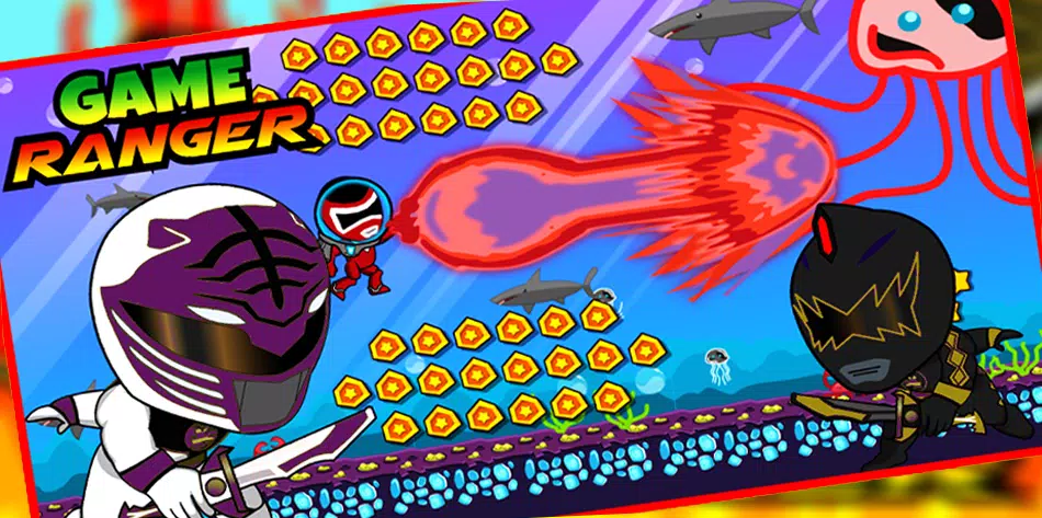 Screenshot Superheroes Dino Rangers Dash 3