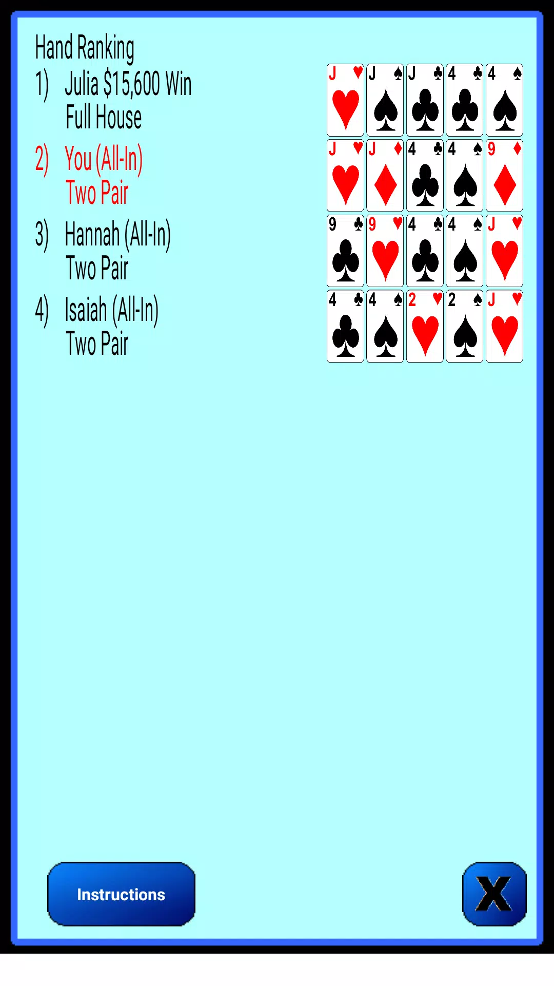 Screenshot Texas Hold’em Poker 2