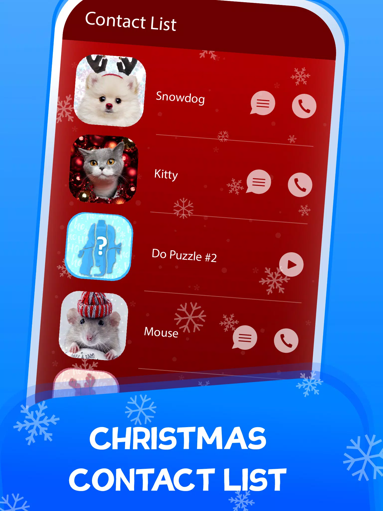 Christmas Prank Call for Kids captura de pantalla 1