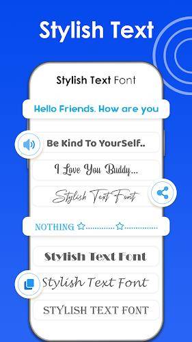 ภาพหน้าจอ Fonts Keyboard : Stylish Font 2