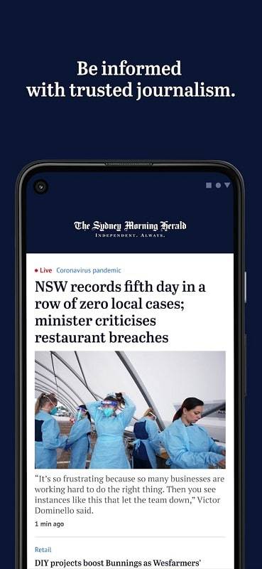 The Sydney Morning Herald ကိုဖန်သားပြင်1