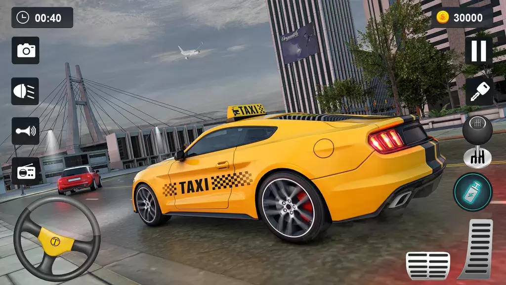 Taxi Simulator 3D - Taxi Games स्क्रीनशॉट 4