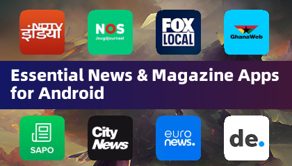 Mahahalagang balita at magazine apps para sa Android