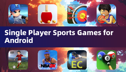 Einzelspieler -Sportspiele für Android