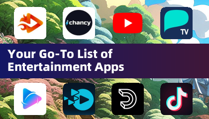 Ang iyong go-to list ng mga entertainment apps