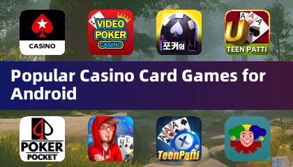 Popolari giochi di carte da casinò per Android