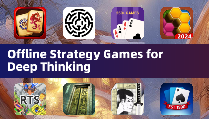 Offline Strategy Games for Deep Thinking