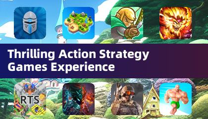 Expérience de jeux de stratégie d'action palpitants
