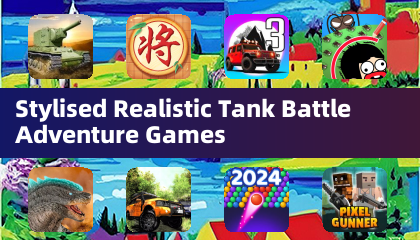 Juegos de aventura de batalla de tanques estilizados y realistas