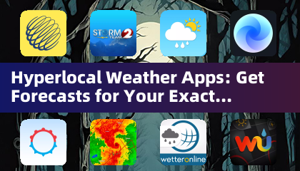 Гиперлокальные приложения для погоды: получите прогноз погоды для вашего точного местоположения