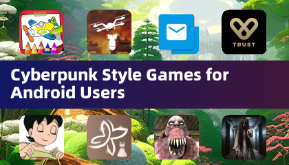 안드로이드 사용자를 위한 사이버펑크 스타일 게임