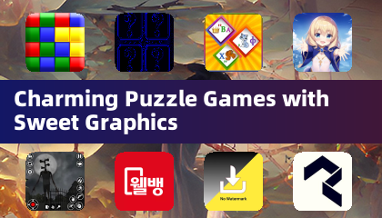 Jeux de puzzles charmants avec des graphismes doux